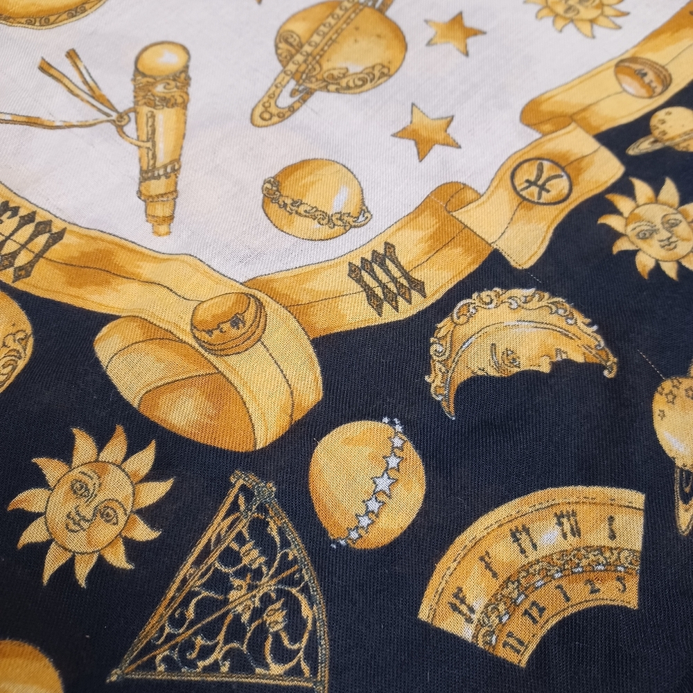 Sun & Moon Celestial Pareo Scarf - LARGE - Picture 5 of 10